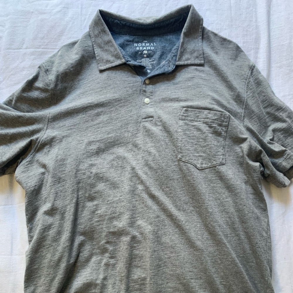 The Normal Brand Slub Cotton pocket polo